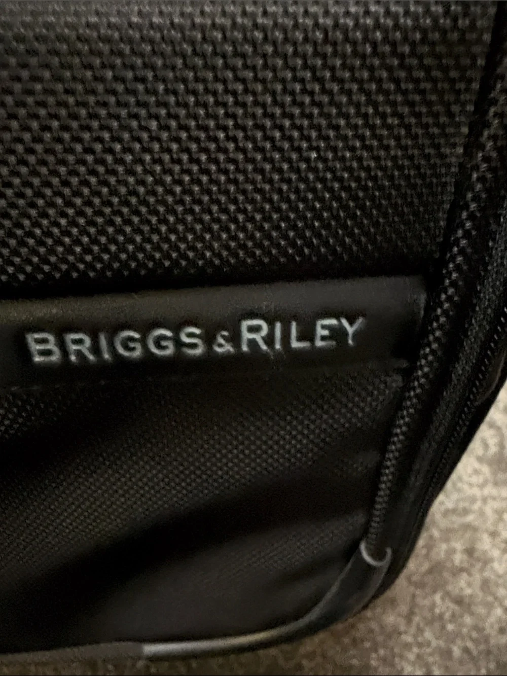 Briggs & Riley Black Rolling Briefcase with Front Pocket